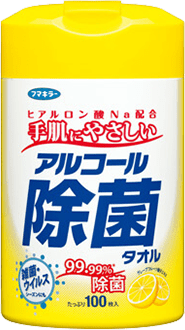 フマキラー アルコール除菌タオル 100枚入