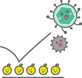 菌・エンベロープウイルスに対して想定されるメカニズム4