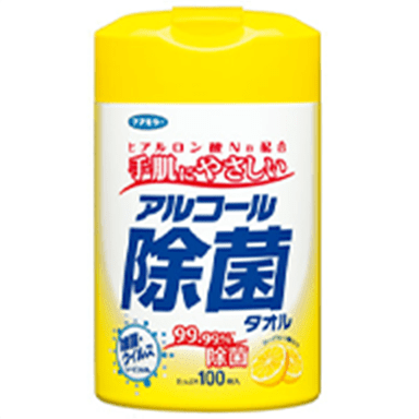 フマキラー アルコール除菌タオル 100枚入