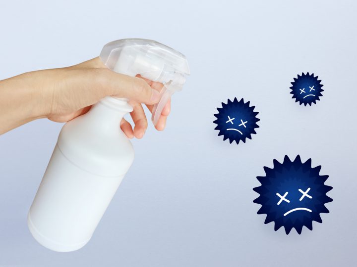 耳の感染症に対する消毒用アルコール