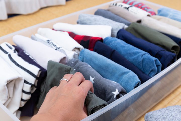「畳む衣類」と「かける衣類」をどう分ける？