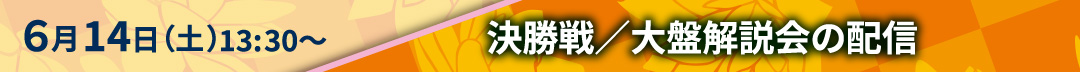 決勝戦／／大盤解説会の配信