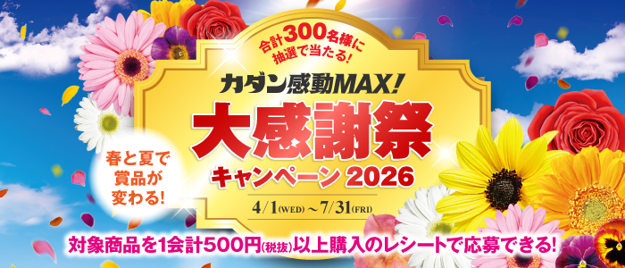 大感謝祭キャンペーン