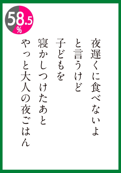 子どもを寝かしつけたあとやっと大人の夜ごはん