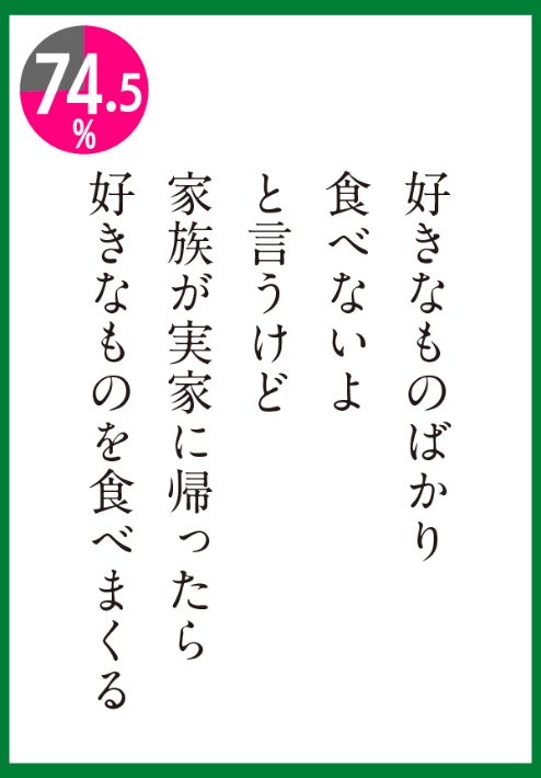 家族が実家に帰ったら好きなものを食べまくる