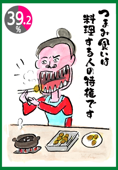 つまみ食いは料理する人の特権です