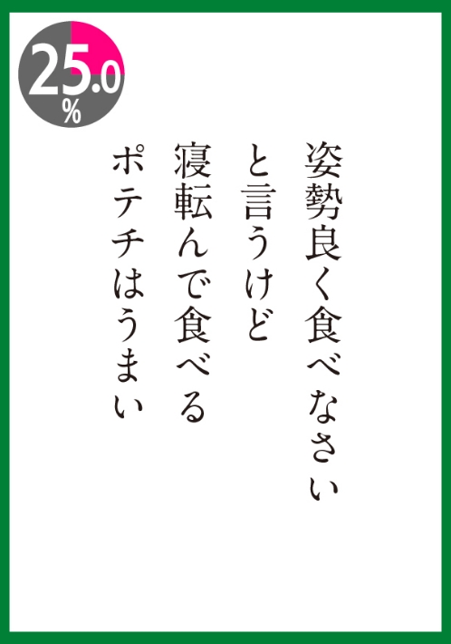 寝転んで食べるポテチはうまい